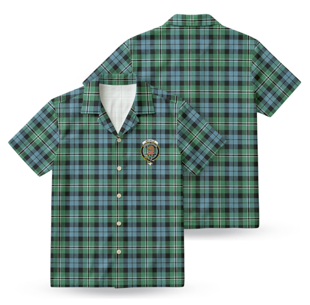 Melville Tartan Crest Hawaiian Shirt