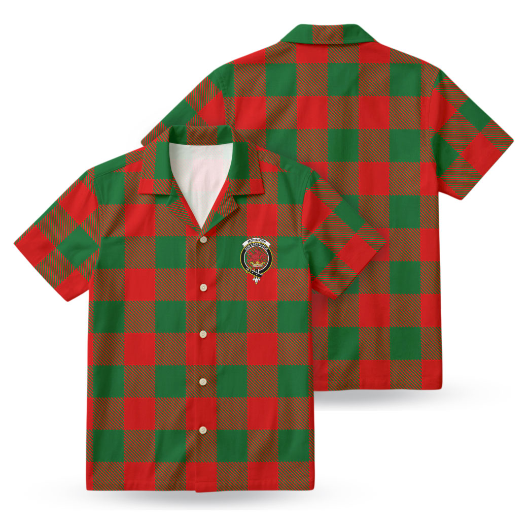 Moncrief Tartan Crest Hawaiian Shirt