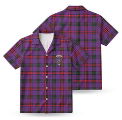 Montgomery Modern Tartan Crest Hawaiian Shirt