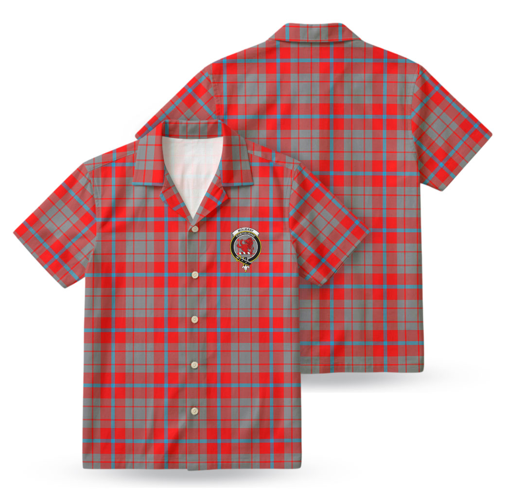 Moubray Tartan Crest Hawaiian Shirt