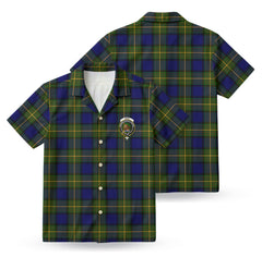 Muir Tartan Crest Hawaiian Shirt