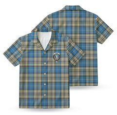 Napier Ancient Tartan Crest Hawaiian Shirt