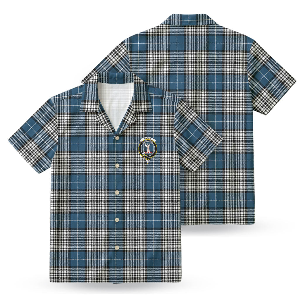 Napier Modern Tartan Crest Hawaiian Shirt