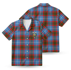 Newton Tartan Crest Hawaiian Shirt