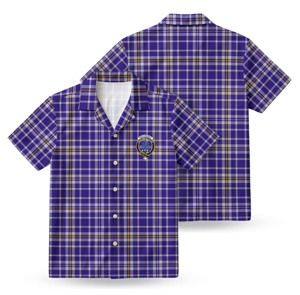 Ochterlony Tartan Crest Hawaiian Shirt