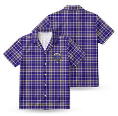 Ochterlony Tartan Crest Hawaiian Shirt