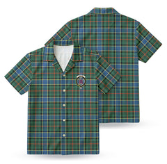 Ogilvie Hunting Ancient Tartan Crest Hawaiian Shirt