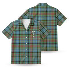 Paisley District Tartan Crest Hawaiian Shirt