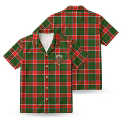 Pollock Tartan Crest Hawaiian Shirt