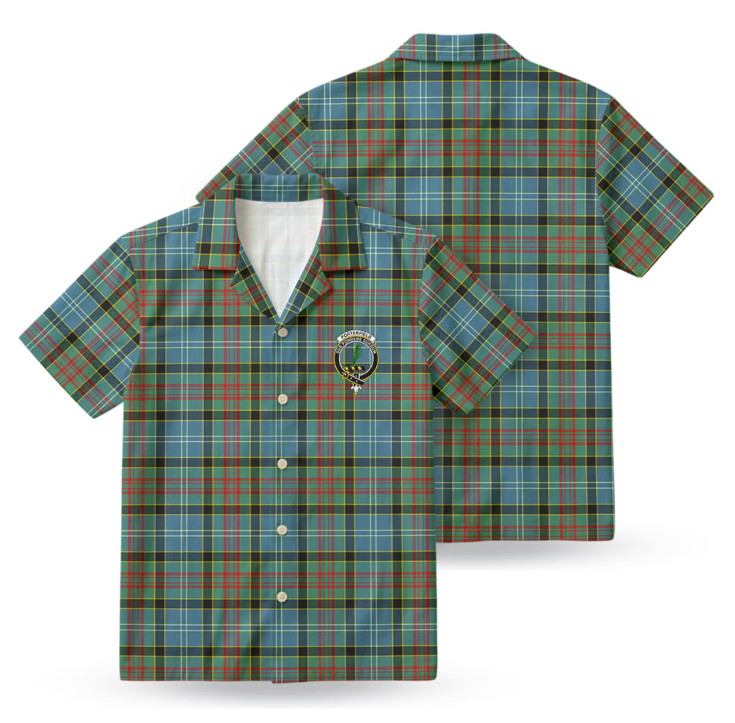 Porterfield Tartan Crest Hawaiian Shirt