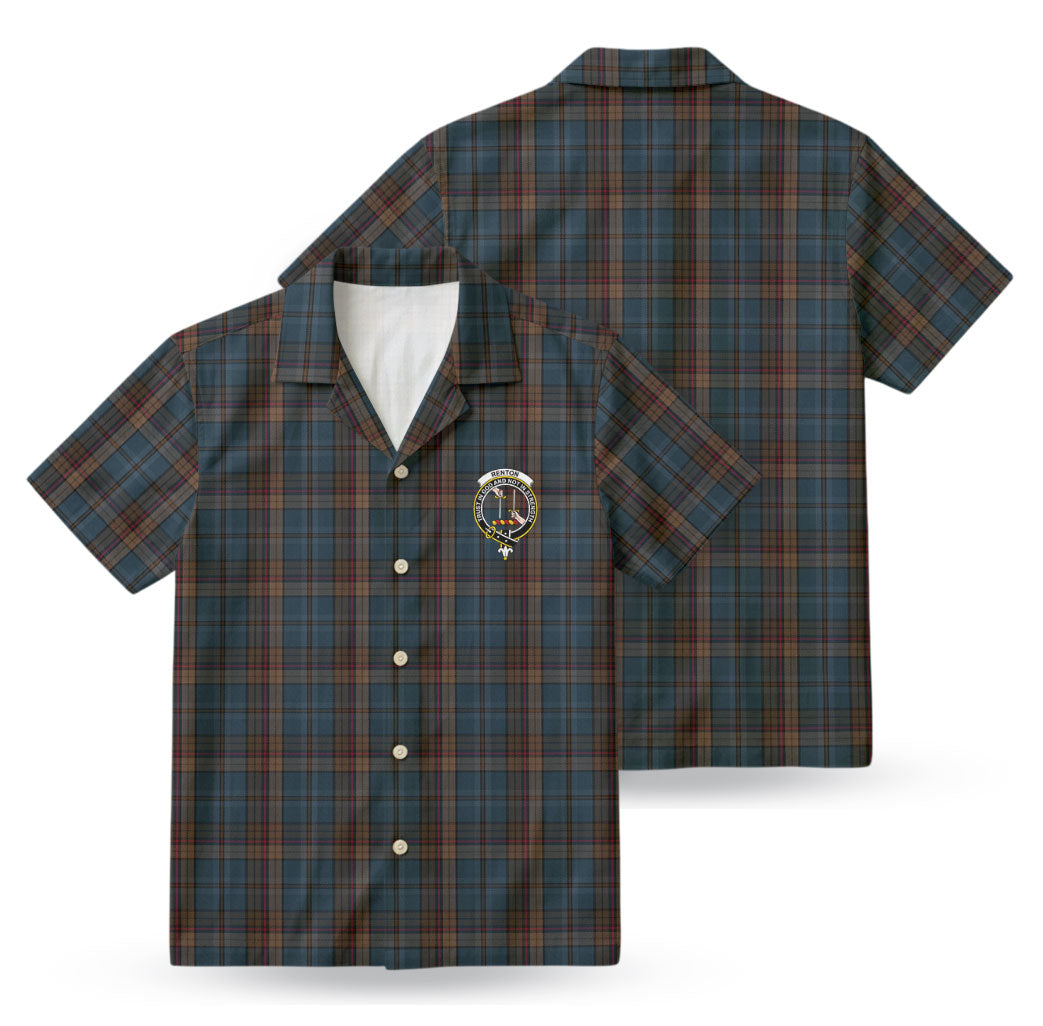 Renton Tartan Crest Hawaiian Shirt
