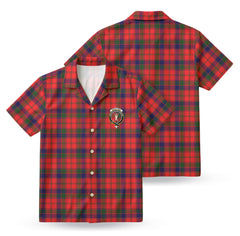 Robertson Modern Tartan Crest Hawaiian Shirt