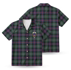 Rose Hunting Modern Tartan Crest Hawaiian Shirt
