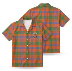 Ross Ancient Tartan Crest Hawaiian Shirt