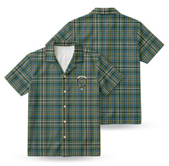 Scott Green Ancient Tartan Crest Hawaiian Shirt