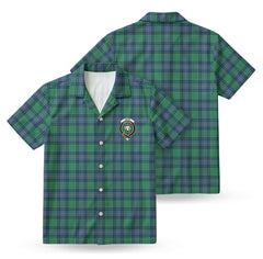 Shaw (of Sauchie) Ancient Tartan Crest Hawaiian Shirt