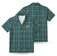 Sinclair Hunting Ancient Tartan Crest Hawaiian Shirt