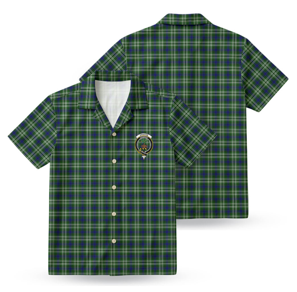 Swinton Tartan Crest Hawaiian Shirt