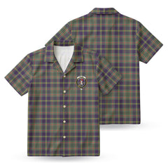 Taylor Weathered Tartan Crest Hawaiian Shirt