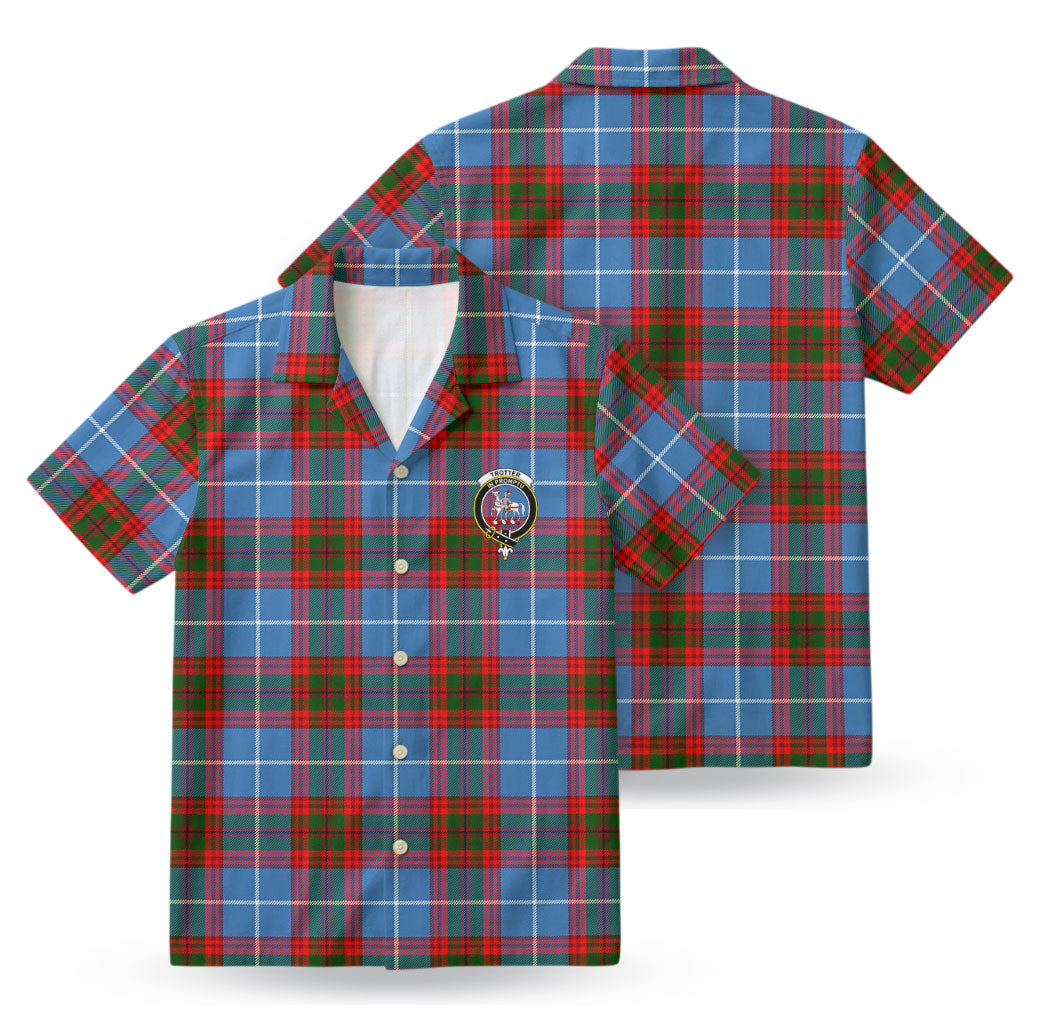 Trotter Tartan Crest Hawaiian Shirt