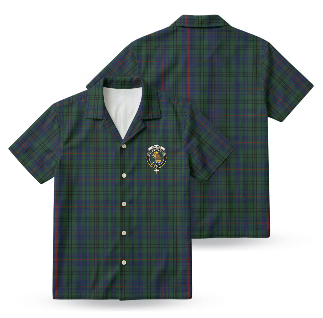 Walker Hunting Tartan Crest Hawaiian Shirt