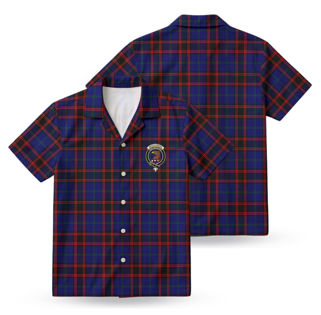 Wedderburn Tartan Crest Hawaiian Shirt