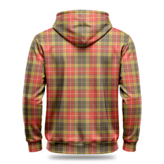 Buchanan Old Set Weathered Tartan Crest Hoodie