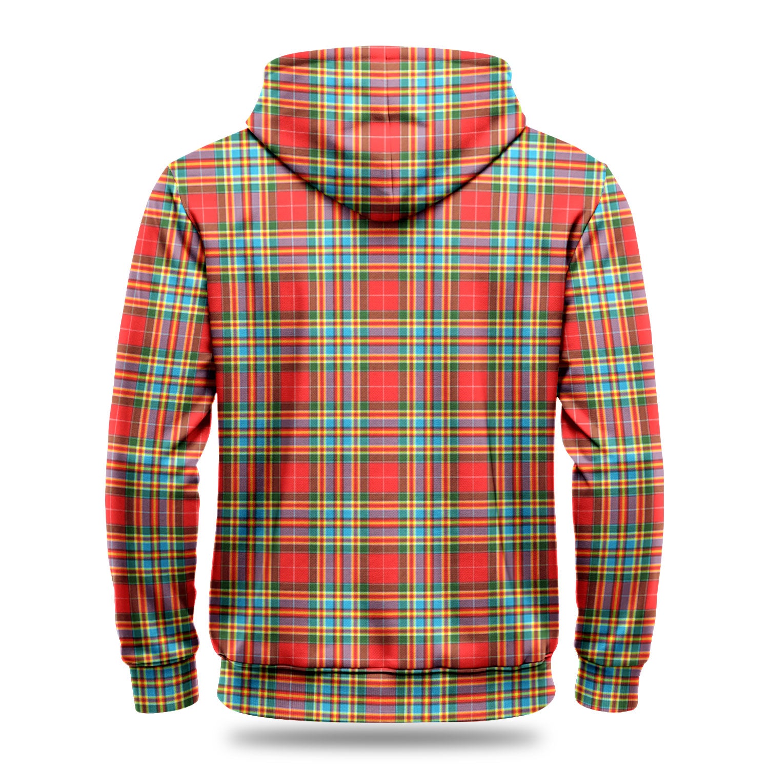 Chattan Tartan Crest Hoodie