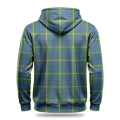 Clelland Tartan Crest Hoodie