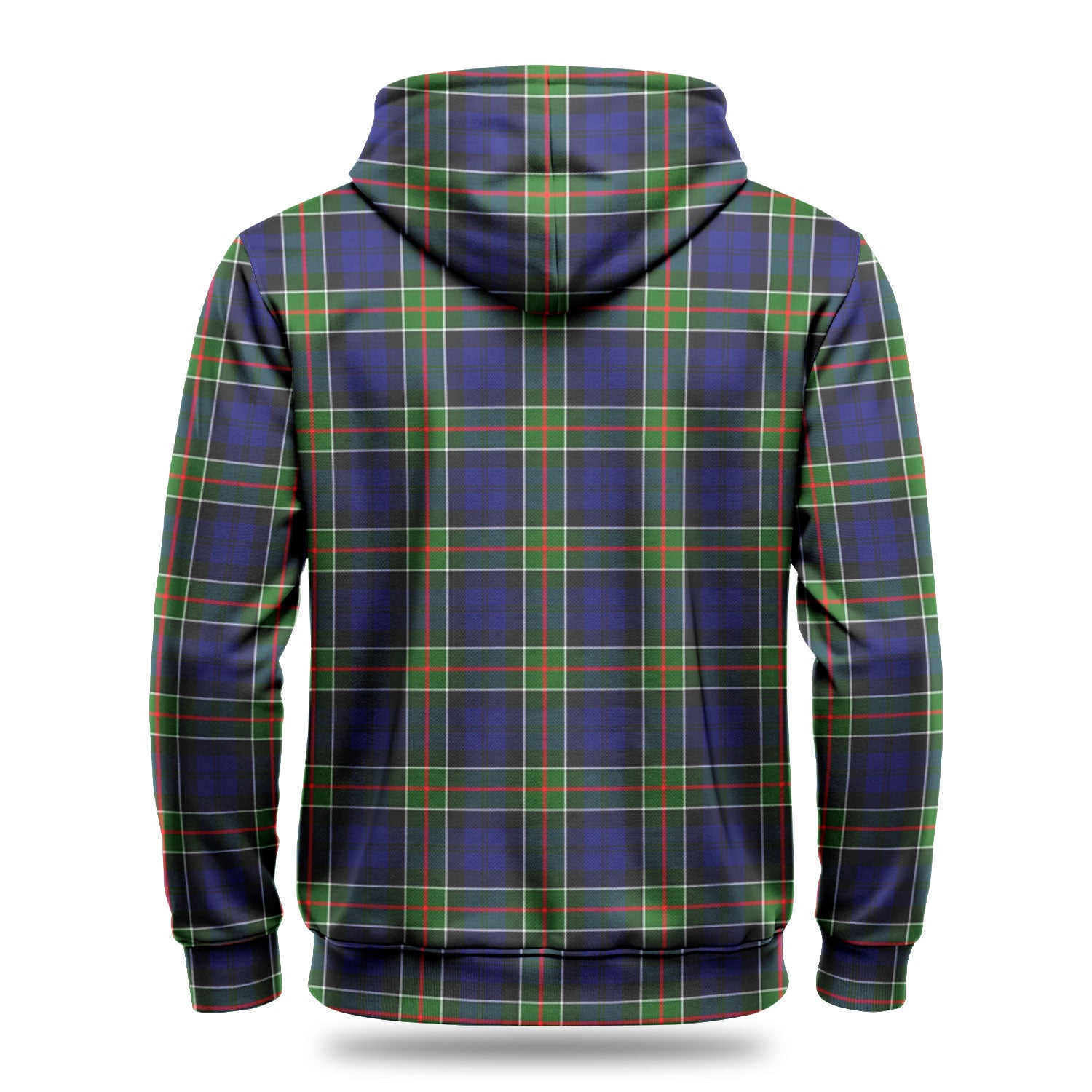 Colquhoun Modern Tartan Crest Hoodie