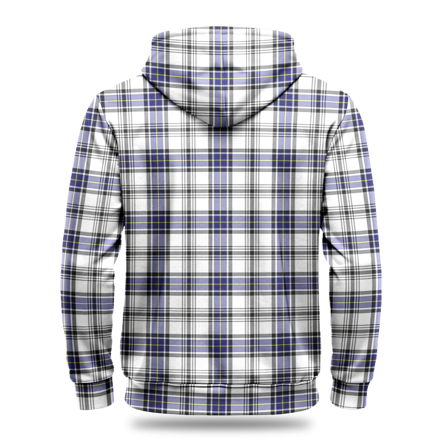 Hannay Modern Tartan Crest Hoodie