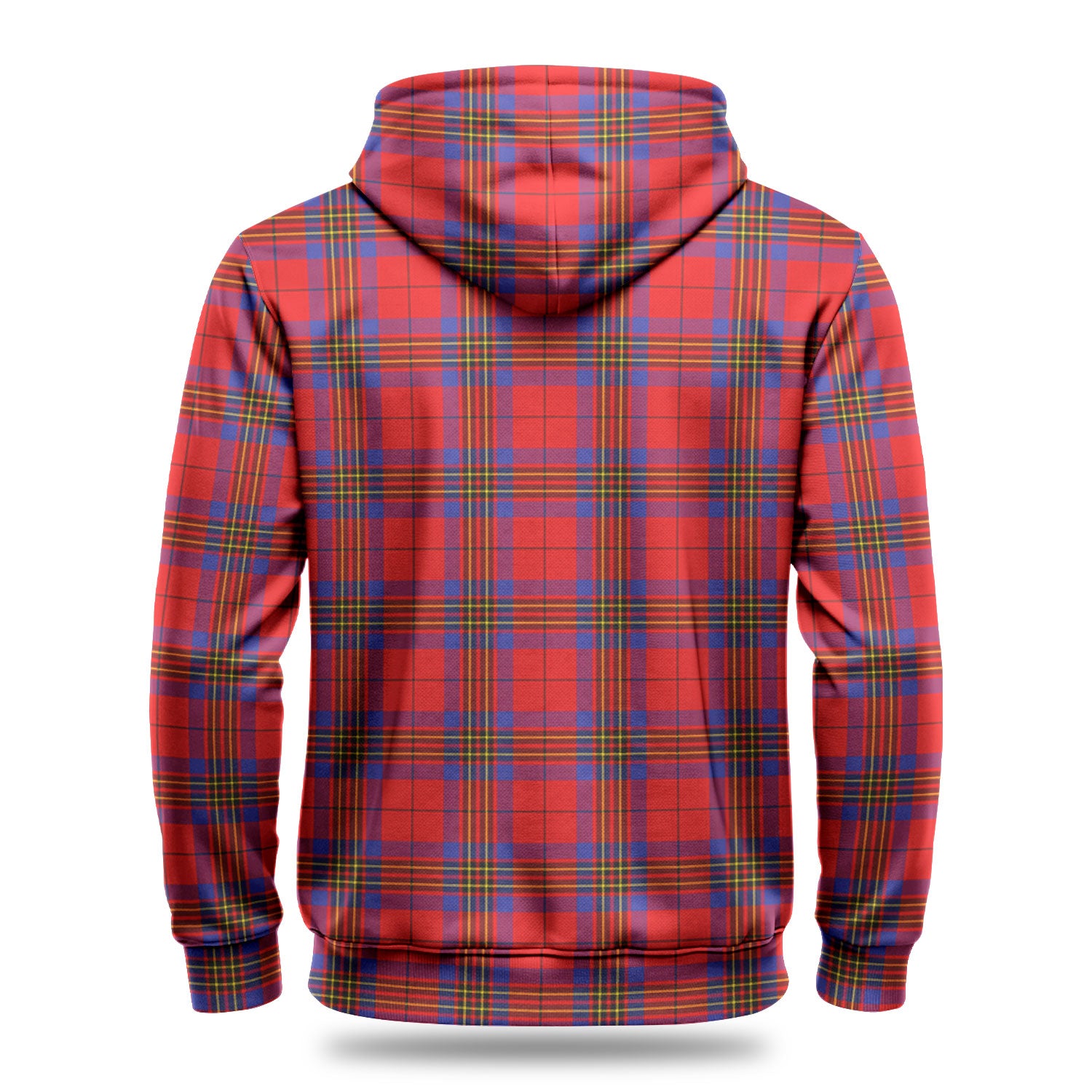 Leslie Modern Tartan Crest Hoodie