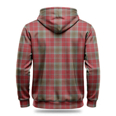 Lindsay Weathered Tartan Crest Hoodie