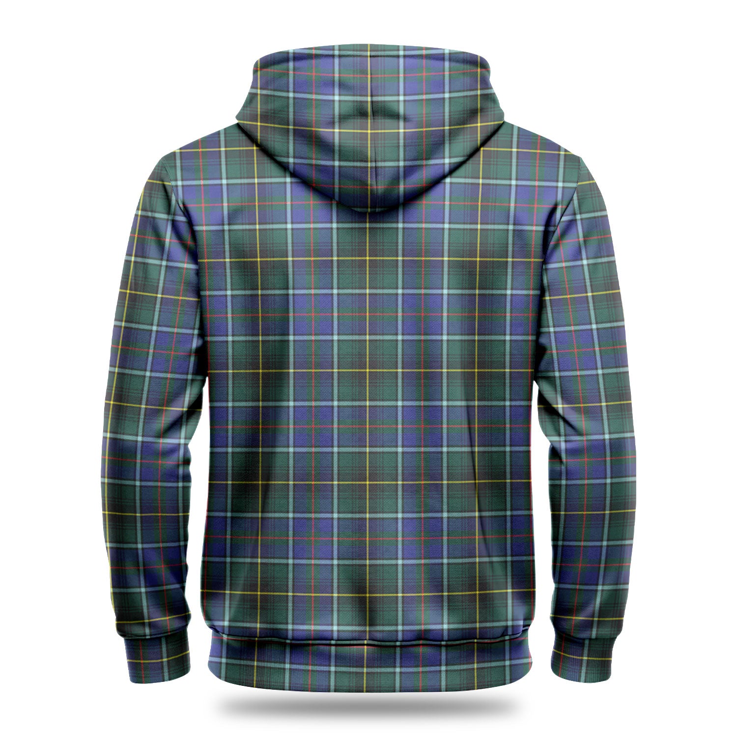 MacInnes Modern Tartan Crest Hoodie