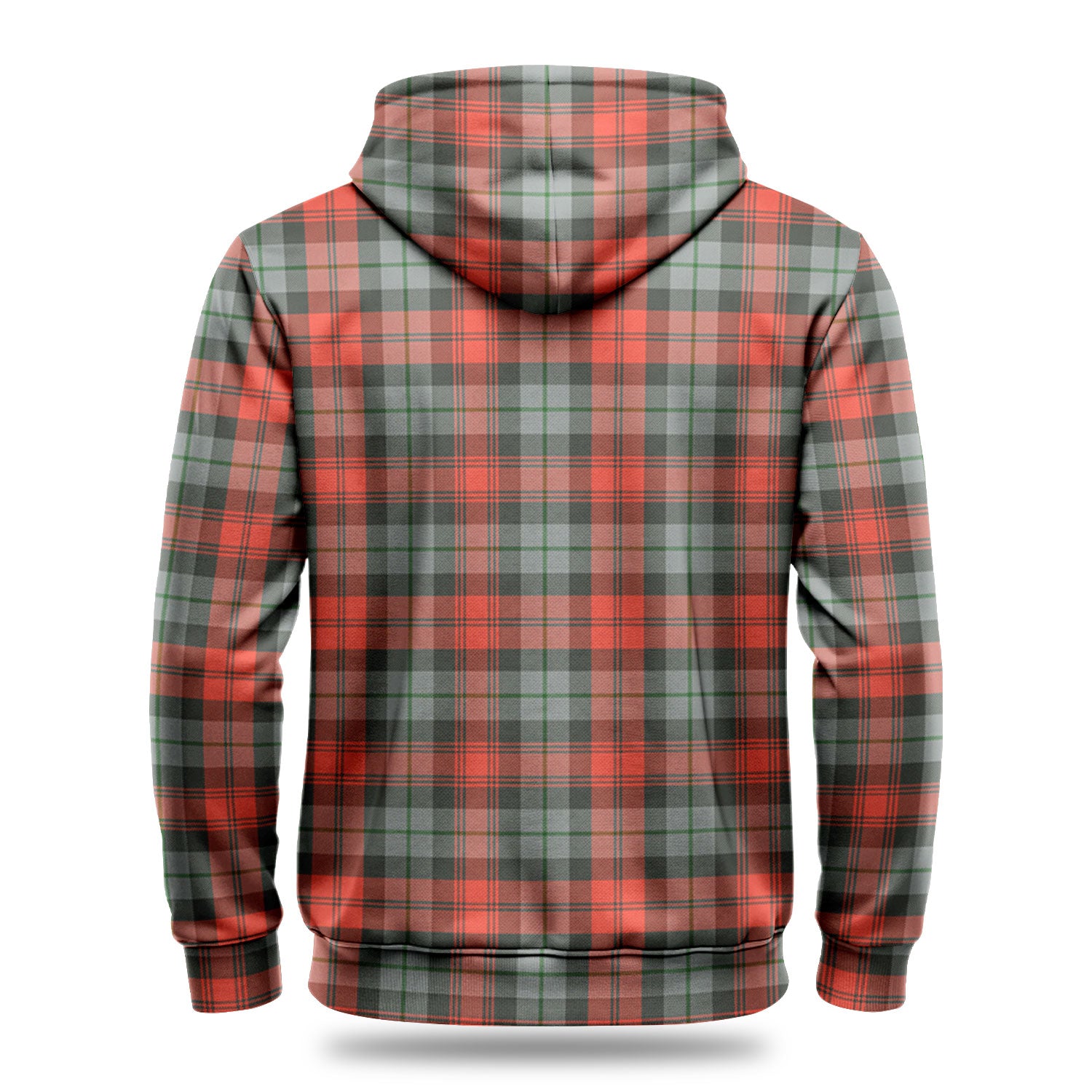 MacLachlan Weathered Tartan Crest Hoodie