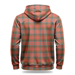 MacPherson Weathered Tartan Crest Hoodie