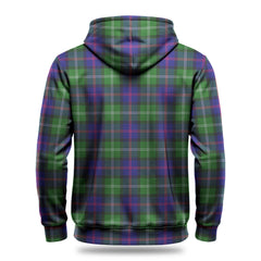 MacThomas Modern Tartan Crest Hoodie