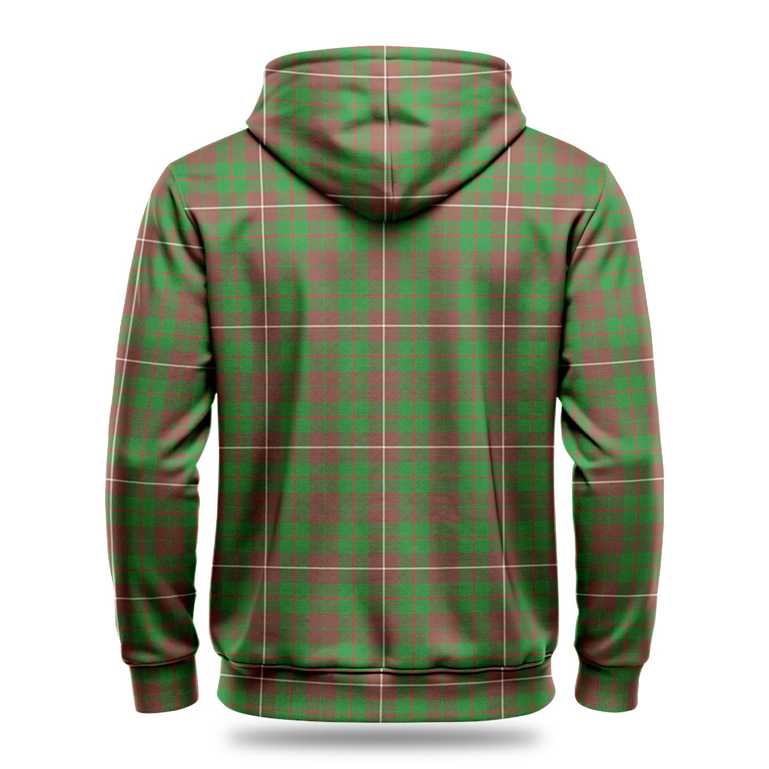 McKinnon Hunting Modern Tartan Crest Hoodie