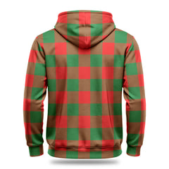 Moncreiffe (or Moncreiff) Tartan Crest Hoodie