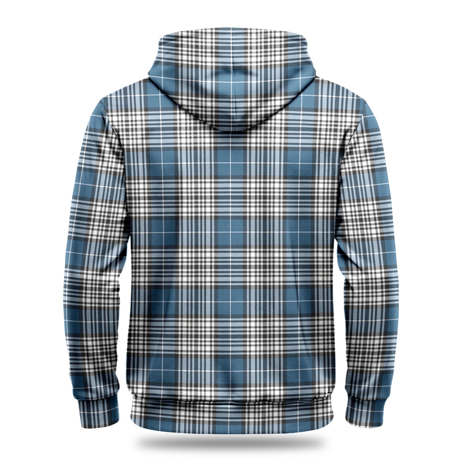 Napier Modern Tartan Crest Hoodie