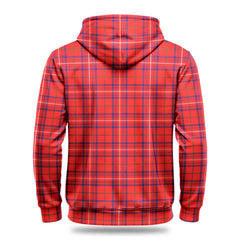 Rose Modern Tartan Crest Hoodie