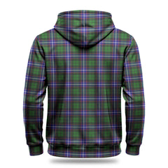 Russell Modern Tartan Crest Hoodie