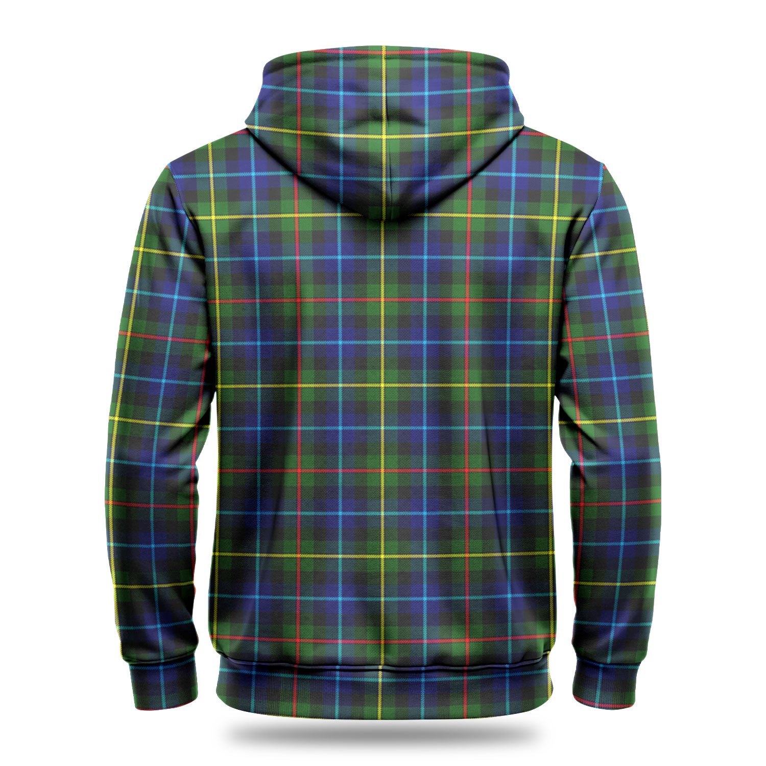 Smith Modern Tartan Crest Hoodie