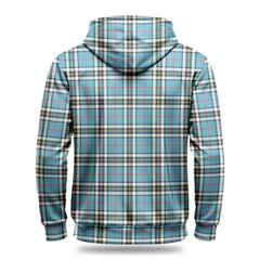 Thompson Blue Tartan Crest Hoodie