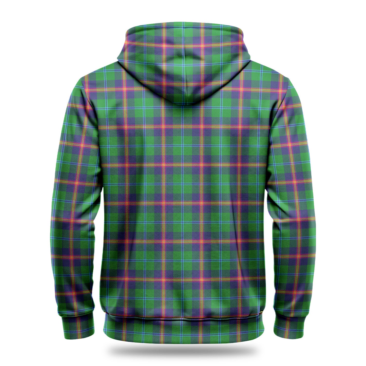 Young Modern Tartan Crest Hoodie