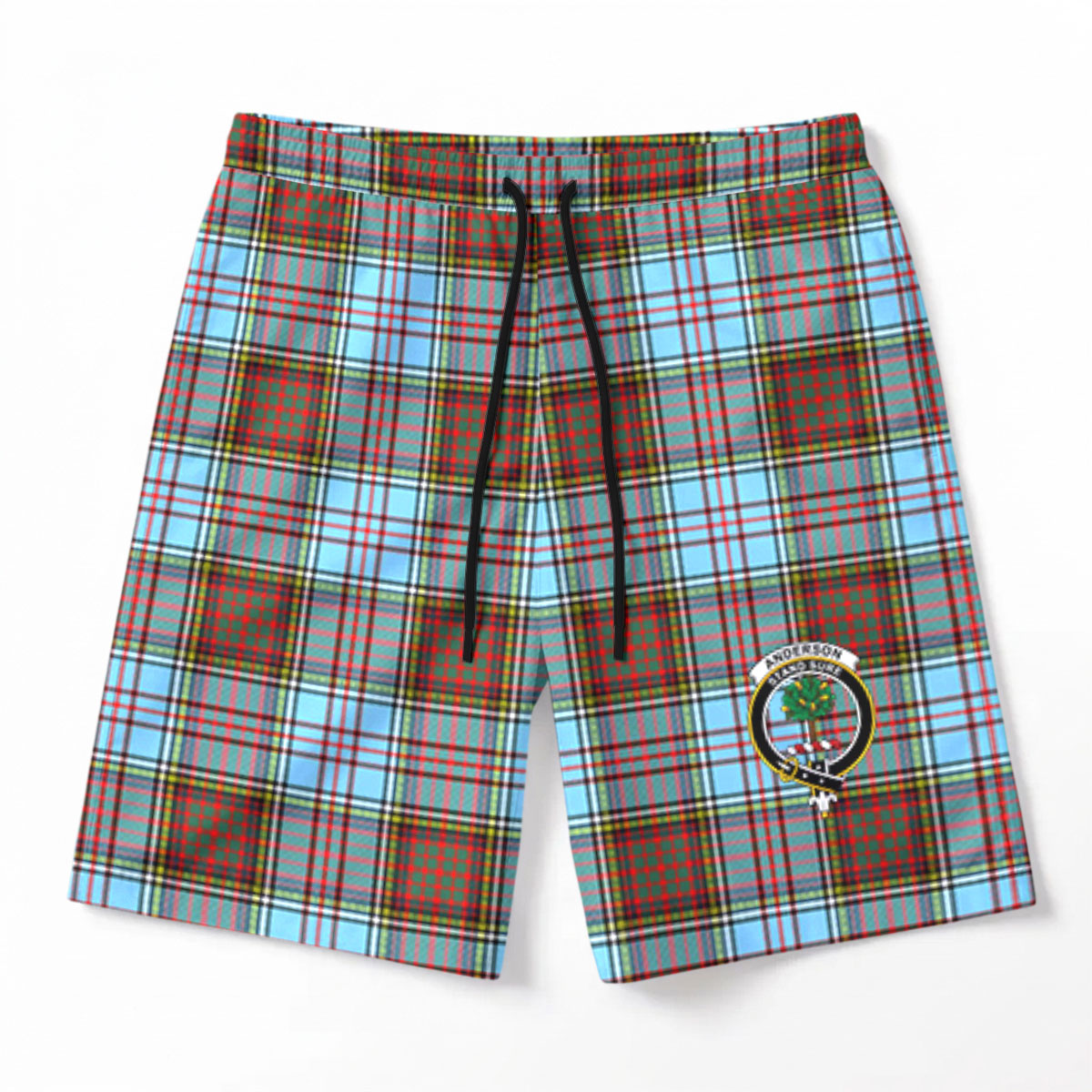 Anderson Ancient Tartan Crest Men's Beach Shorts