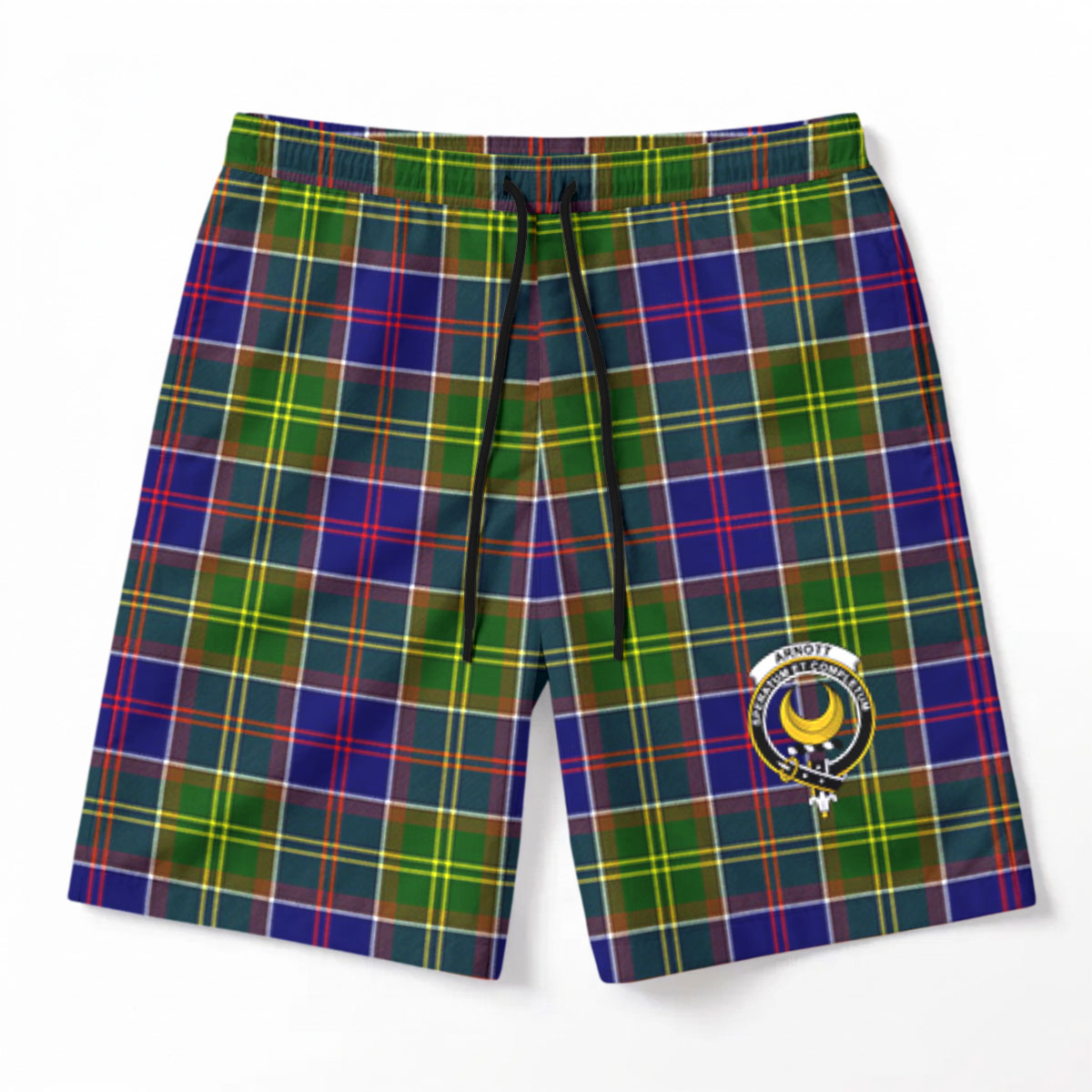 Arnott Tartan Crest Men's Beach Shorts