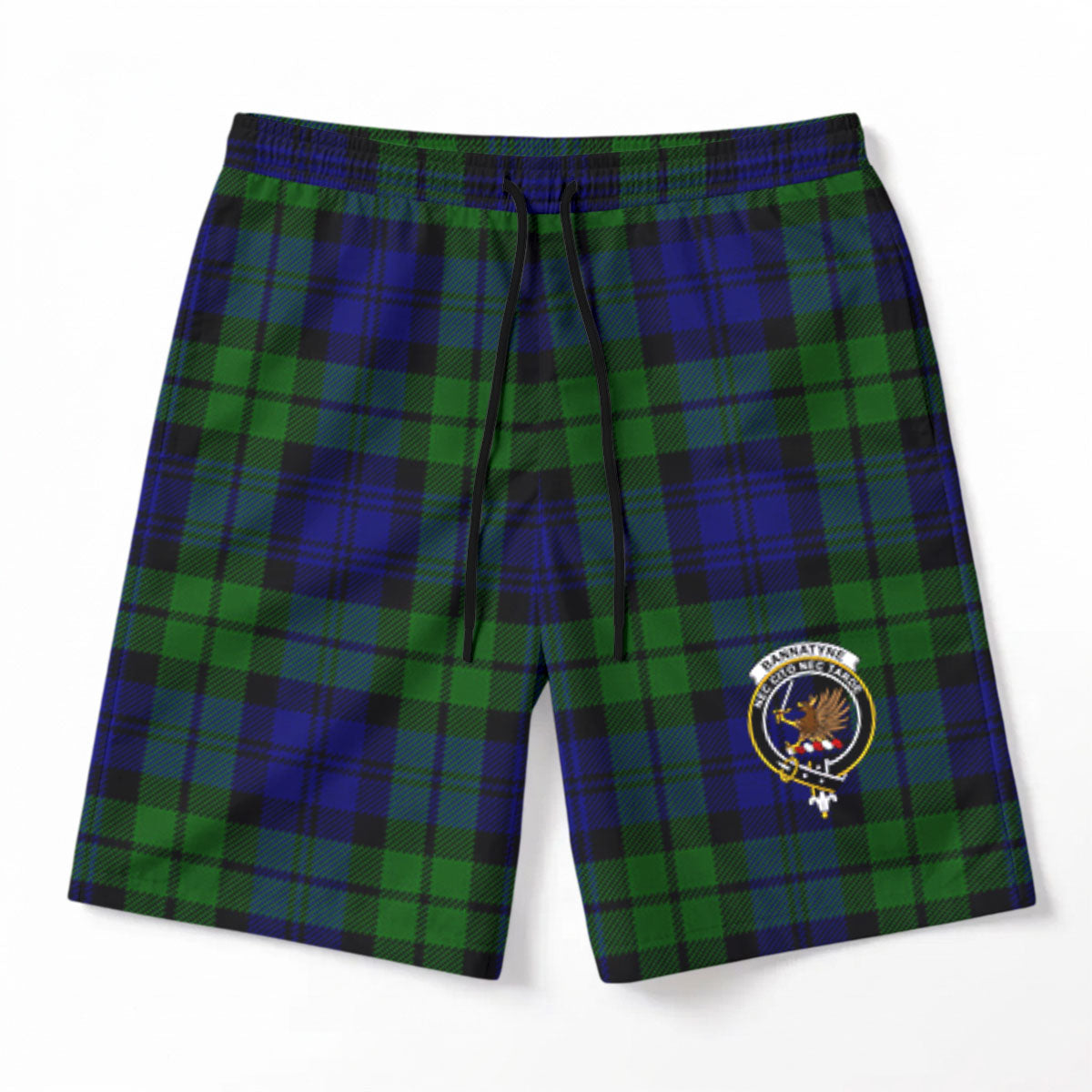 Bannatyne Tartan Crest Men's Beach Shorts