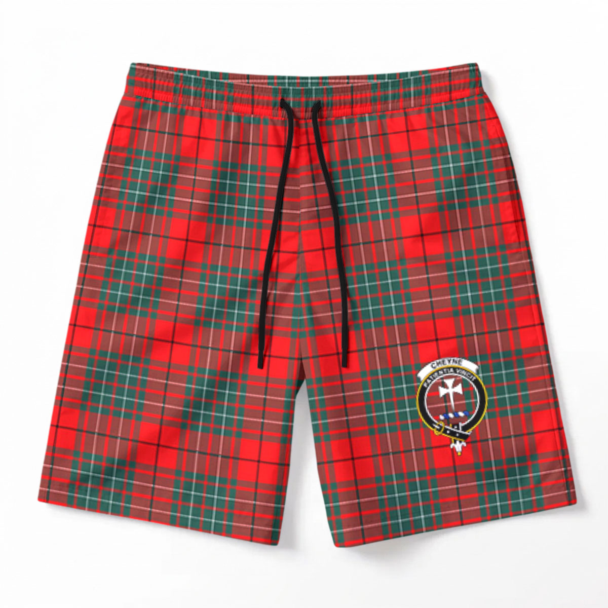 Cheyne Tartan Crest Men's Beach Shorts