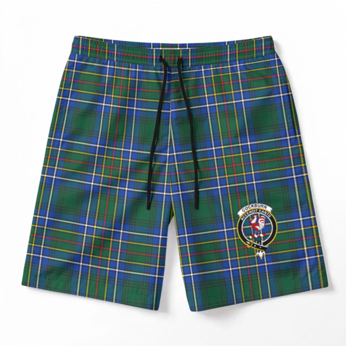 Cockburn Ancient Tartan Crest Men's Beach Shorts